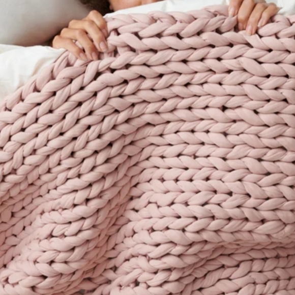 Bearaby Evening Rose 25lbs Weighted Blanket - Picture 2 of 5